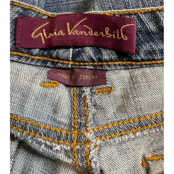 Gloria Vanderbilt Amanda Bootcut Women's size 10 Blue Denim Jeans - Picture 6 of 8